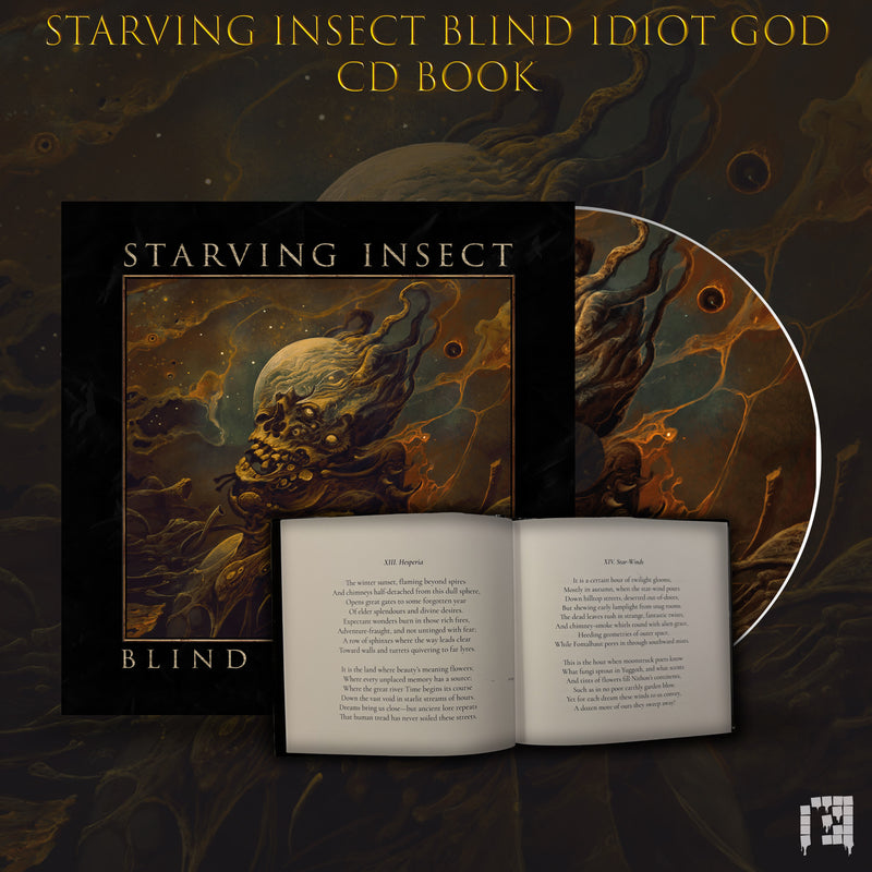 Starving Insect - Blind Idiot God [Limited Edition Hardcore Techno Poetry Book] - SOLD OUT!